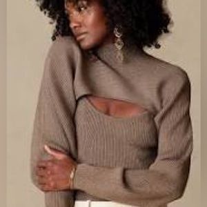 Banana Republic Asti Shrug & Tank Set